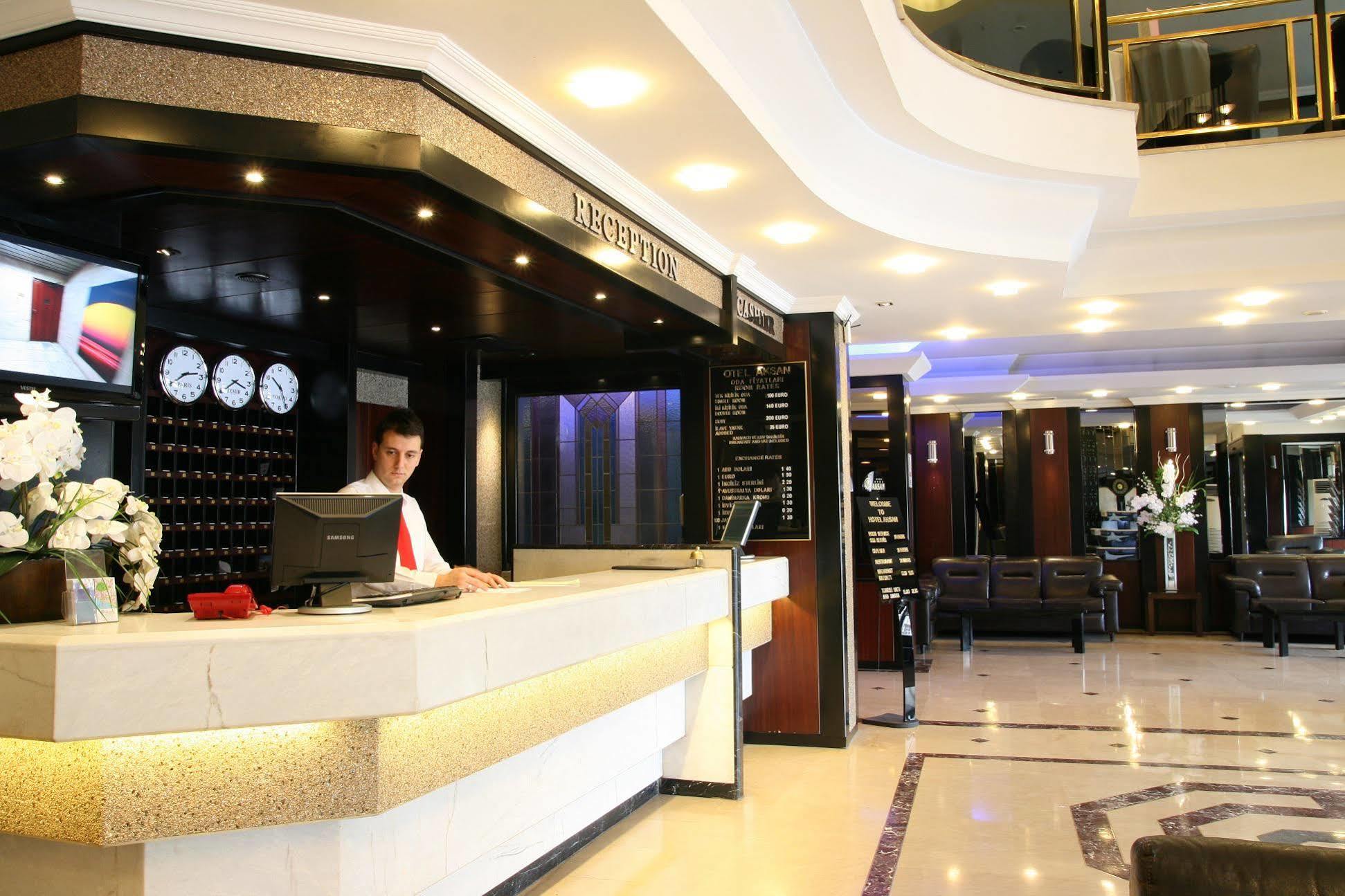 Aksan Hotel Esmirna Exterior foto